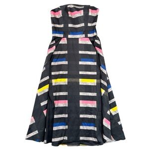 Beckley by Melissa Chic Strapless Multicolor Striped Party Dress - Size 0